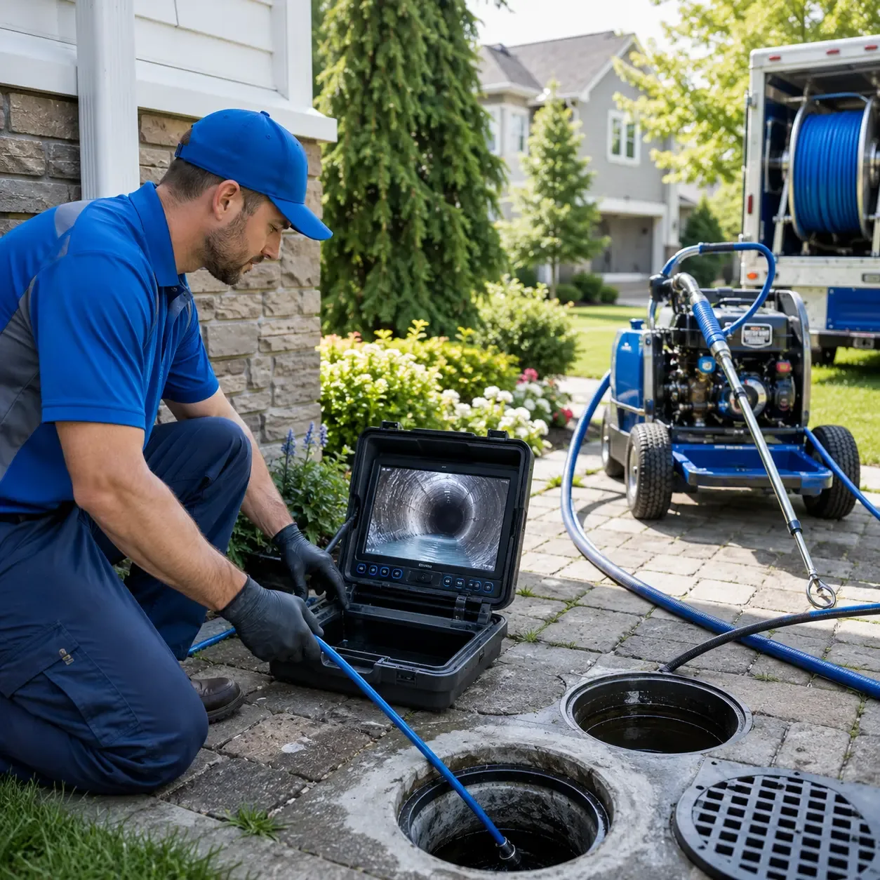 Outdoor drain cleaning professionals serving Clanton, AL